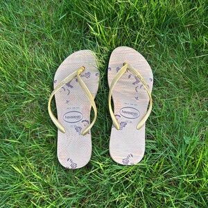 NWOT Brown Havaianas Flip Flops